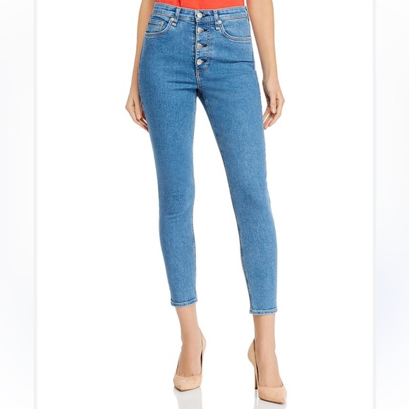 rag & bone Denim - Rag & Bone Nina High Rise Button Fly Skinny Jeans SIZE 27